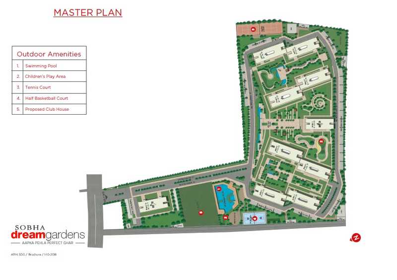Sobha Dream Gardens Master Plan