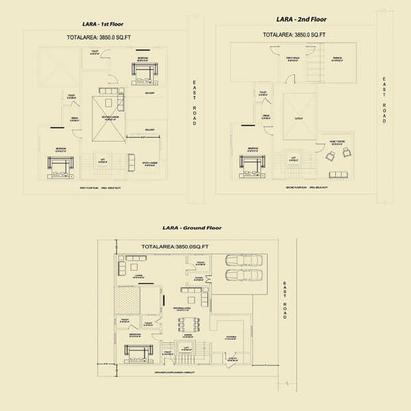 M1 Antaliea Homes 5 BHK Floor Plan