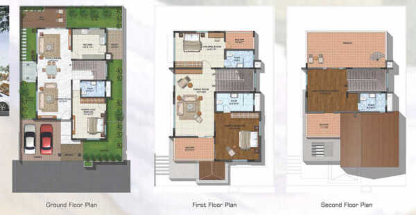 NCC Urban Green Province 3 BHK Floor Plan