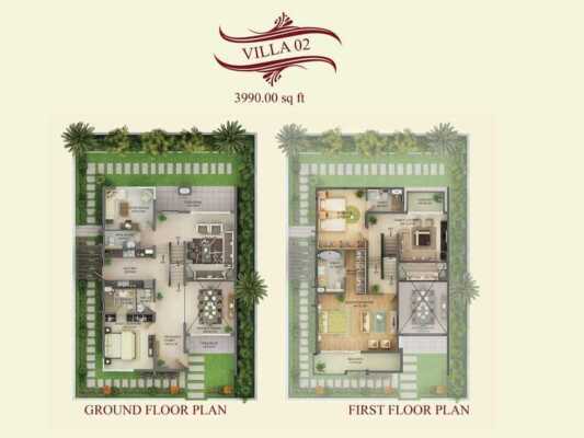 The Gran Carmen Address 3 BHK Floor Plan