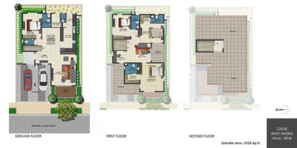 Urban Serenity 4 BHK Floor Plan