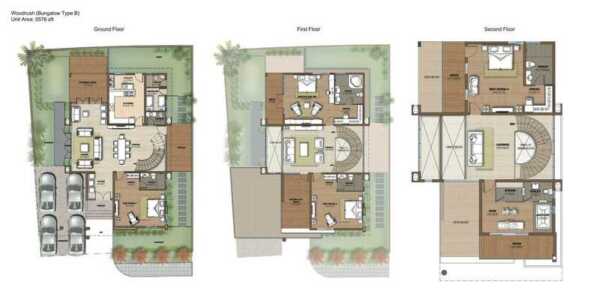 Prestige White Meadows 4 BHK Floor Plan