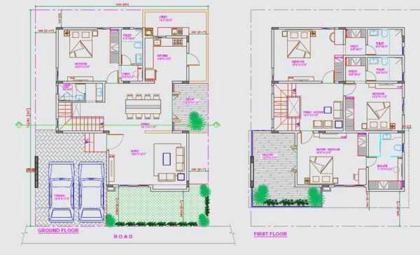 Kumari Oakville 4 BHK Floor Plan