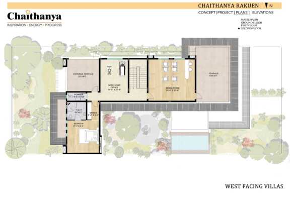 Chaithanya Armadale 3 BHK Floor Plan