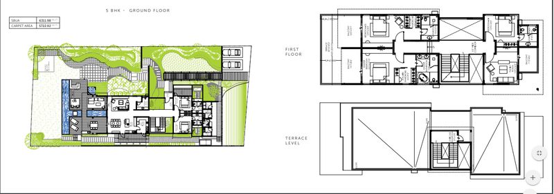 Assetz 18 And Oak 5 BHK Floor Plan